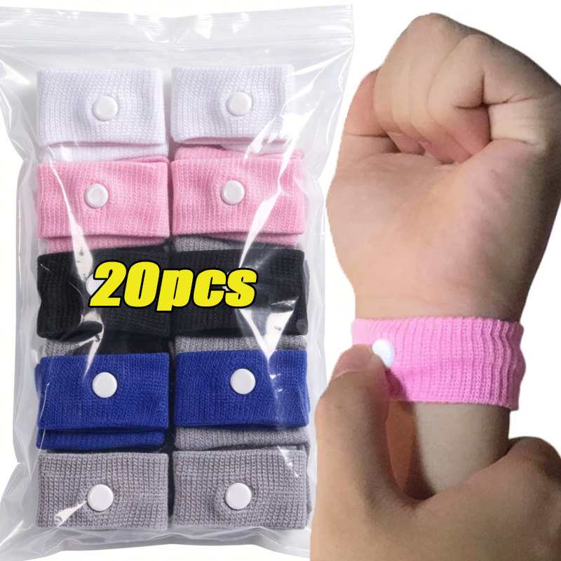 Wrist Wrap Support - 20PCS Anti Reisziekte Polsbandjes Polsbandjes Anti