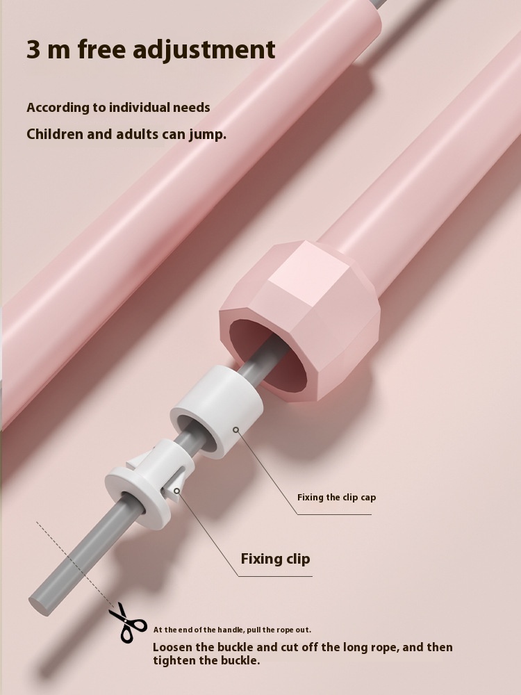Aangepast logo Plastic handvat - Skipping Rope Pvc recensie en prijs